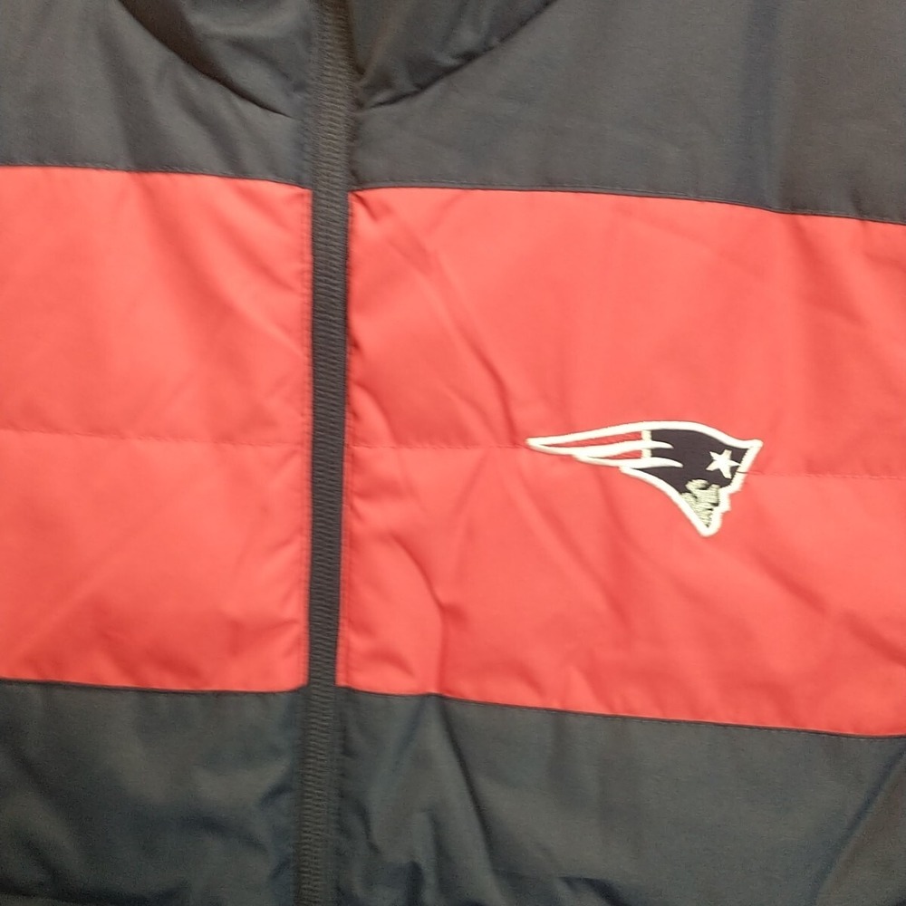 NFL Team Apparel New England Patriots Reversible Puffer Sherpa Vest Womens 4XL - Picture 2 of 13